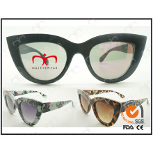 Популярные моды UV400 Пластиковые солнцезащитные очки с бабочкой Shaped (WSP505187)